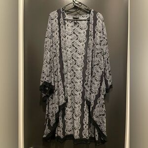 Catherines Monochrome Paisley Blouse